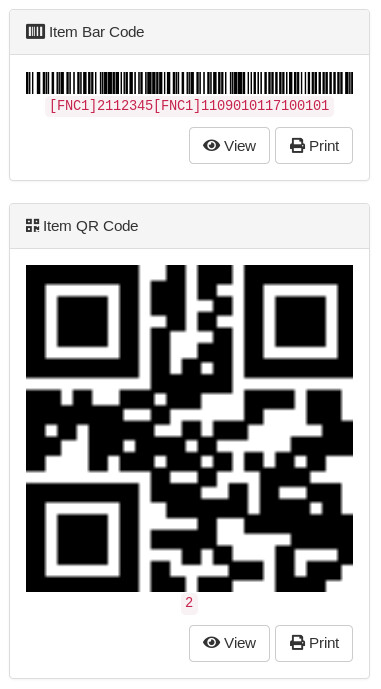 Hoteloni Warehouse Bar Code